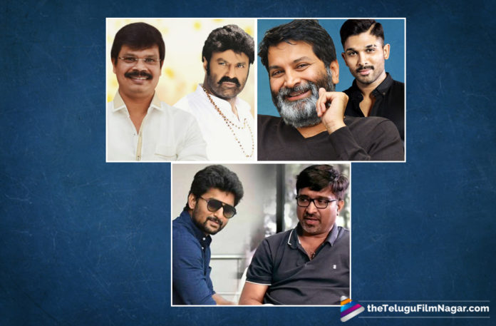 Hat Trick Combinations In Tollywood Are Getting Ready,Telugu Filmnagar,Telugu Film Updates,Tollywood Cinema News,2019 Latest Telugu Movies News,Upcoming Tollywood Best Combination Movies in 2019,Telugu Stars Hat Trick Combinations Movies Are Getting Ready,Tollywood Stars Movies Hat Trick Combos on Charts