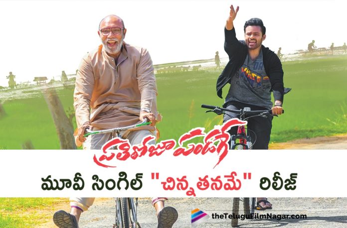 Chinnataname Song Out From Prati Roju Pandaage Movie,Latest Telugu Movies News, Telugu Film News 2019, Telugu Filmnagar, Tollywood Movie Updates,Chinnataname Song,Chinnataname Full Song,Prati Roju Pandaage Movie Songs,Prati Roju Pandaage Telugu Movie Songs