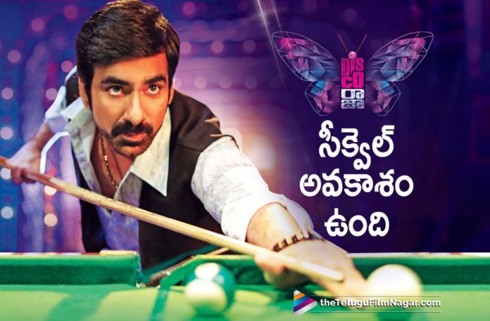 Disco Raja Movie May Have A Sequel Says Mass Maharaja Ravi Teja