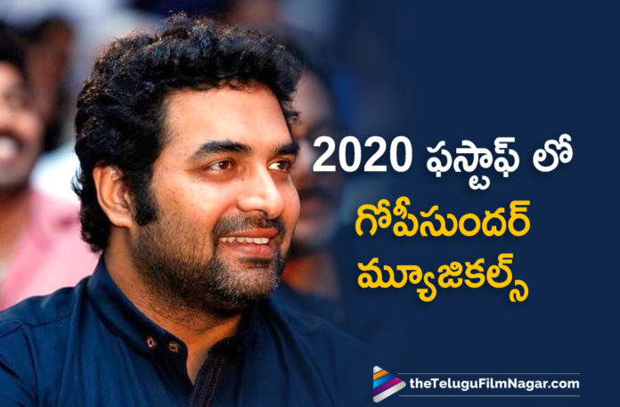 Gopi Sundar Entertains Audience With Back To Back Movies In 2020