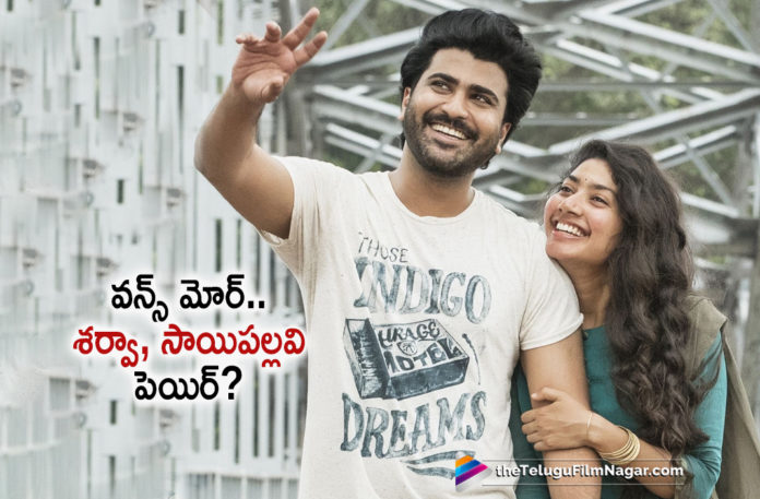 Sharwanand and Sai Pallavi Reunite Again,Sharwanand and Sai Pallavi New Movie,latest telugu movies news, elugu Film News 2020, Telugu Filmnagar, Tollywood Movie Updates,Sharwanand,Sai Pallavi,Sai Pallavi New Movie,Sharwanand New Film Details,Sharwanand Latest News 2020