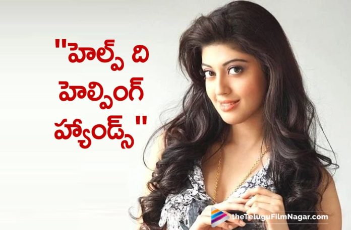 Tollywood Actress Pranitha Starts The Initiative Help The Helping Hands To Help The Needy During The Lockdown