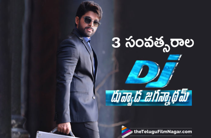 Stylish Star Allu Arjun Family Action Entertainer Duvvada Jagannadham Completes 3 Years.