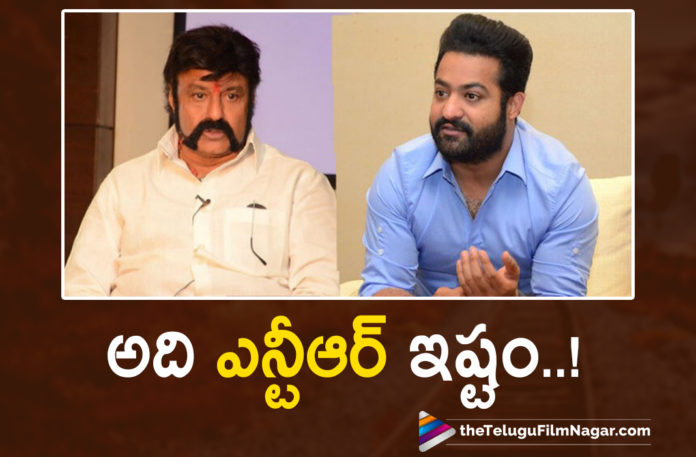Its Up To Him To Choose Between Films and Politics Says Tollywood Actor Nandamuri Balakrishna