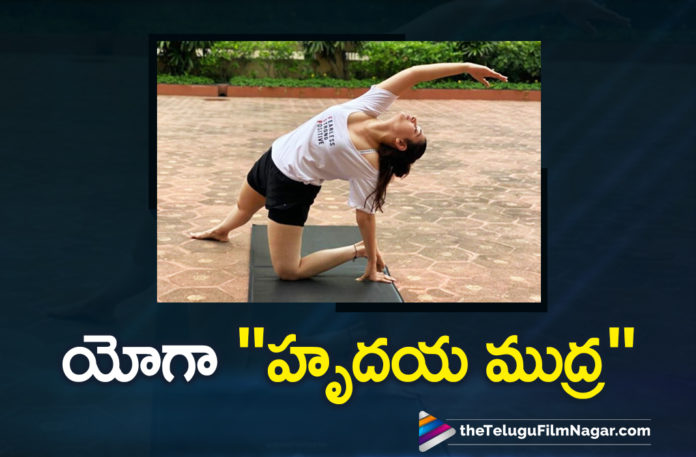 Actress Tamannaah Shares Her Yoga Pictures