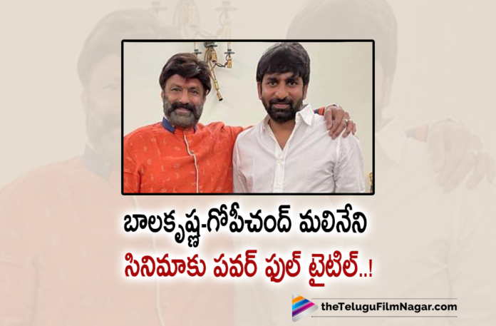 Nandamuri Balakrishna and Director Gopichand Malineni New Movie Gets A Powerful Title,Balakrishna And Gopichand Malineni Film Locks Powerful Title,Balakrishna And Gopichand Malineni Film Title,Balakrishna And Gopichand Malineni Movie Title,Balakrishna And Gopichand Malineni,Balakrishna And Gopichand Malineni Movie Update,Balakrishna And Gopichand Malineni Movie Latest Updates,Balakrishna And Gopichand Malineni New Movie Title,Balakrishna And Gopichand Malineni Movie News,Telugu Filmnagar,Latest Telugu Movies 2021,Telugu Film News 2021,Tollywood Movie Updates,Latest Tollywood Updates,Latest 2021 Telugu Movie Updates,Nandamuri Balakrishna,Actor Nandamuri Balakrishna,Hero Nandamuri Balakrishna,Gopichand Malineni,Director Gopichand Malineni,Balakrishna And Gopichand Malineni New Movie,Balakrishna Latest Film Updates,Gopichand Malineni New Movie,Gopichand Malineni,Gopichand Malineni Movies,Balakrishna Movies,Balakrishna New Movie,Balakrishna Latest Movie,Balakrishna New Movie Update,Balakrishna Latest Movie Update,Balakrishna New Movie Title,Rowdyism,Rowdyism Movie,Balakrishna And Gopichand Malineni New Movie Title Rowdyism,Balakrishna And Gopichand Malineni Rowdyism Movie