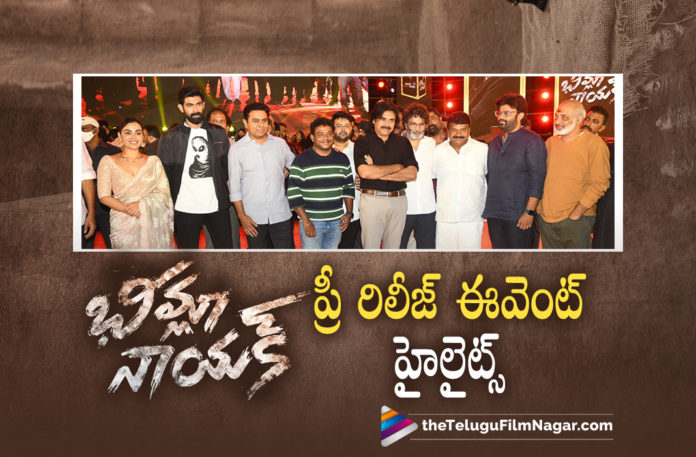 Bheemla Nayak Pre Release Event Highlights Bheemla Nayak Pre Release Event Highlights,Telugu Filmnagar,Latest Telugu Movies 2022,Telugu Film News 2022,Tollywood Movie Updates,Latest Tollywood Updates, Bheemla Nayak,Bheemla Nayak Movie,Bheemla Nayak Movie Updates,Bheemla Nayak latest News,Bheemla Nayak Pre-Release Event,Bheemla Nayak Pawan Kalyan Upcoming Movie, Pawan Kalyan As Bheemla Nayak,Telugu Filmnagar,Latest Telugu Movie 2022,PSPK Rana Movie,PSPK Rana,Pawan Kalyan Movies,Pawan Kalyan New Movie,Rana Daggubati Movies, Rana Daggubati New Movie,Bheemla Nayak,Nithya Menen,Pawan Kalyan Bheemla Nayak,Bheemla Nayak Songs,Bheemla Nayak Update,Bheemla Nayak Movie Latest Updates,Bheemla Nayak Release Date, Naga Vamsi,Daniel Shekar,Swag Of Daniel Shekar,Pawan Kalyan Bheemla Nayak Movie,Bheemla Nayak Pre Release Event,Bheemla Nayak Movie Pre Release Event, Pawan Kalyan Bheemla Nayak Pre Release Event,Bheemla Nayak Pre Release,Bheemla Nayak Movie Pre Release,Bheemla Nayak Pre Release,Bheemla Nayak Movie Pre Release Event, Bheemla Nayak Pre Release Event In Hyderabad,Pawan Kalyan Bheemla Nayak Pre Release Event,Rana Daggubati,Rana With Pawankalyan,Rana Daggubati,Malayalam Actress Samyuktha Menon, Actress Samyuktha Menon with Pawan kalyan Movie Bheemla Nayak,Bheemla Nayak in Theaters on 25th Feb,Bheemla Nayak To Play 5 shows in Telangana,Bumper Offer For pawan Kalyan Fans 5 Shows in a day,#Bheemlanayak,#BheemlanayakPrereleaseevent,#Pawankalyan