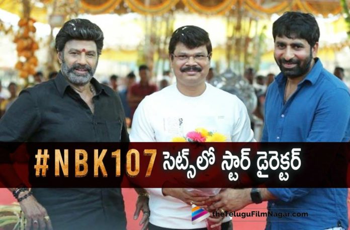 Director Boyapati Srinu Visits #NBK107 Sets,Telugu Filmnagar,Latest Telugu Movies 2022,Telugu Film News 2022,Tollywood Movie Updates,Latest Tollywood Updates, #NBK107,#NBK107 Movie Updates,#NBK107 Latest Movie News,#NBK107 Latest Movie Updates,#NBK107 Movie SHoot Updates,#NBK107 Shooting Updates, Gopichand Malineni Director For Balakrishna Movie #NBK107,Gopichand Malineni Movie Updates,Gopichand Malineni New Movie Updates,Gopichand Malineni with Balakrishna Upcoming Movie, Star Direcor Boyapati Srinu,Boyapati Srinu On Sets of #NBK107 Movie,Boyapati Srinu Suprise #NBK107 Team,Boyapati Srinu Akhanda Movie,Boyapati Srinu and Blakrishna Movie AKhanda Block buster Movie, Duniya Vijay Join the Sets of #NBK107 Movie,Duniya Vijay in Shooting,Duniya Vijay Tollywood Updates,Thaman s Music Composer For #NBK107 Movie,Music Director Thaman s, Varalaxmi Sarathkumar in Balakrishna Movie,Shruti Haasan,Actress Shruti Haasan,Heroine Shruti Haasan,Shruti Haasan with Bala Krishna,Shruti Haasan in Balakrishna Upcoming Movie #NBK107, Thaman s Music Composer For #NBK107 Movie,Music Director Thaman s,Varalaxmi Sarathkumar in Balakrishna Movie, #NBK107,#balakrishna