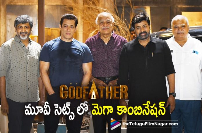 Megastar Chiranjeevi With Salman Khan from Godfather Movie Sets,Telugu Filmnagar,Latest Telugu Movies 2022,Telugu Film News 2022,Tollywood Movie Updates,Latest Tollywood Updates, Godfather,Godfather Movie,Godfather Telugu Movie,Godfather Movie Updates,Godfather latest Movie Updates,Godfather upcoming Movie,Godfather Movie New Updates,Godfather Shoot Updates, Chiranjeevi,Mega Star Chiranjeevi,Chiranjeevi Movie Godfather,Godfather Chiranjeevi Movie,Salman Khan on Board For Godfather movie,Salman Khan on sets of Godfather, Salman Khan Tollywood Movie Godfather on sets,Chiranjeevi and salman Khan in Godfather on sets,Salman kahan To act with Chiranjeevi in Godfather Movie,Godfather Shooting Updates, Godfather Shooting Updates From Sets,lady superstar Nayanthara in Godfather Movie,Tollywood actor Satyadev in Godfather Movie,Salman Khan is going to play a cameo appearance in the Film Godfather, Chiranjeevi shared a picture with salman Khan in Social Media,Salmankhan on sets of Godfather,Salman Khan and Chiranjeevi in Godfather Movie Sets,Thaman S Music Composer For GodFather Movie, Director Mohan Raja Movie God Father,Lucifer Malayalam Movie,Godfather Movie Remake of Lucifer,Godfather Political Action Thriller Movie,Anasuya Bharadwaj in Godfather Movie,Anchor Anasuya Bharadwaj in Godfather Movie Updates, Producer RB Choudary and NV Prasad,Picture From the sets of Godfather movie went Viral in social Media,Chiranjeevi,Slaman Khan,RB Choudary,NV Prasad,Mohan Raja,Team Godfatehr Shared the Pictures from the sets in Social Media Goes viral, #godfather,#salmankhan,#Chiranjeevi
