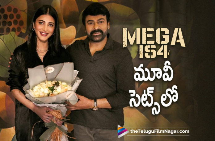 Actress Shruti Haasan Begins Shooting For Chiranjeevi’s Mega154,Telugu Filmnagar,Latest Telugu Movies News,Telugu Film News 2022,Tollywood Movie Updates,Tollywood Latest News, Shruti Haasan,Actress Shruti Haasan,Shruti Haasan latest Movie Updates,Shruti Haasan Movie Updates,Shruti Haasan Upcoming movie,Shruti Haasan Telugu movies,Shruti Haasan Movies In Tollywood, Shruti Haasan with Chiranjeevi New Movie Mega154,Shruti Haasan In Chiranjeevi new Movie Mega 154,Mega154 Movie Updates,Mega154 Latest updates,Shruti Haasan Begins Shooting For Mega154, Mega 154 Shooting updates,Shruthi Haasan Shooting Updates,Shruti Haasan Shoot Updates
