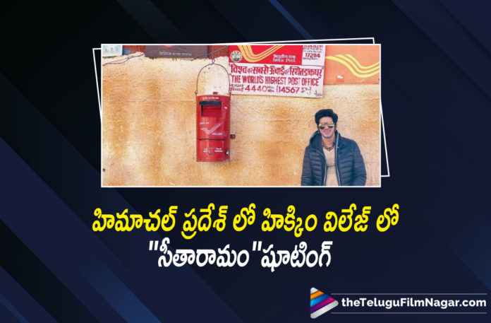 Dulquer Salmaan Sitaram Movie Latest Update,Telugu Filmnagar,Latest Telugu Movies News,Telugu Film News 2022,Tollywood Movie Updates,Tollywood Latest News, Dulquer Salmaan,Hero Dulquer Salmaan,Dulquer Salmaan Movie Updates,Dulquer Salmaan latest News,Dulquer Salmaan Movie latest Updates,Dulquer Salmaan Sitaram Movie Updates, Dulquer Salmaan Sitaram Movie Shoot updates,Dulquer Salmaan Shooting Updates,Sitaram Shooting Updates,Dulquer Salmaan in Himachal Pradesh For Sitaram Movie Shooting, Sitaram Movie Shooting Hikkim Village Himachal Pradesh