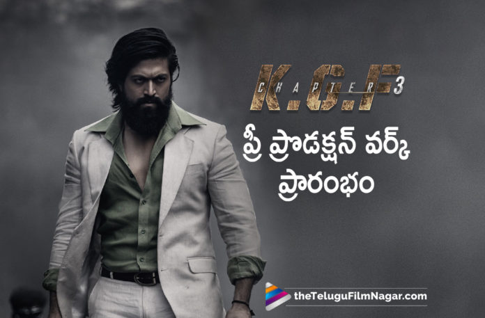 KGF 3 Pre Production Work In Progress,Telugu Filmnagar,Latest Telugu Movies News,Telugu Film News 2022,Tollywood Movie Updates,Tollywood Latest News, KGF 3,KGF 3 Movie Updates,KGF 3 Latest Updates,KGF 3 Latest Production Work In Progress,KGF 3 Work in Progress,Prashant Neel KGF 3 Movie in Production Started, KGF 3 Movie Pre Production Work In Progress,KGF 3 Movie Pre Production Work,KGF 3 Movie Pre Production