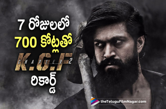 KGF Chapter 2 Seven Days Collections KGF Chapter 2 Seven Days Collections,Telugu Filmnagar,Latest Telugu Movies News,Telugu Film News 2022,Tollywood Movie Updates,Tollywood Latest News, KGF Chapter 2,KGF Chapter 2 movie,KGF Chapter 2 Movie Updats,KGF Chapter 2 Latest Movie Updates,KGF Chapter 2 Movie Collections,KGF Chapter 2 Overseas Collections, KGF Chapter 2 Record Collections,KGF Chapter 2 7Days Collections,KGF Chapter 2 Collection Records,KGF Chapter 2 Box Office Collections,KGF Chapter 2 7 days Box Office Collections, Yash KGF Chapter 2 Movie Collections,KGF Chapter 2 Box Office Collections Records,KGF Chapter 2 7 Days 700 Crores Collections,KGF Chapter 2 Creates Records in Collecting 700 Crores in 7 Days