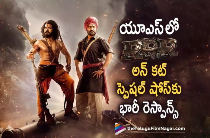 RRR movie special show in USA gets superb response