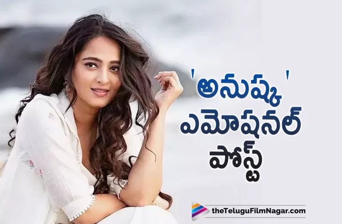 Anushka Shetty Pens An Emotional Note,Telugu Filmnagar,Latest Telugu Movies News,Telugu Film News 2022,Tollywood Movie Updates,Tollywood Latest News, Anushka Shetty,Actress Anushka Shetty,Anushka Shetty latest Movie Updates,Anushka Shetty Pens an Emotional Note in Social Media,Anushka Shetty Emotional Note in Social Media, Anushka Shetty Upcoming Movies,Anushka Shetty Emotional Note To Fans,Anushka Shetty Thanks Fans in Emotional Note,Anushka Shetty Emotional Note Goes Viral In social Media, Anushka Shetty Pens Down Emotional Note For Fans