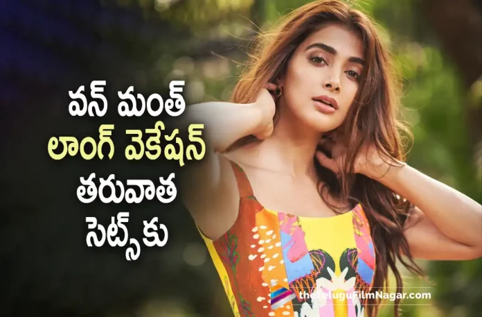 Pooja Hegde to return back to sets soon Pooja Hegde to Return Back to Sets Soon,Telugu Filmnagar,Latest Telugu Movies News,Telugu Film News 2022,Tollywood Latest,Tollywood Movie Updates,Tollywood Upcoming Movies, Pooja Hegde,Actress Pooja Hegde,Pooja Hegde upcoming Movies,Pooja Hegde One Month Vacation,Pooja Hegde Latest Movies,Pooja Hegde Started Shooting For her Upcoming Movies,Pooja Hegde Joins Sets For her Upcoming Movie Soon,Pooja Hegde Upcoming Movie Jana Gana Mana,Pooja Hegde with Mahesh Babu in SSMB28 Movie, Pooja Hegde in Hindi Movie Kabhi Eid Kabhi Diwali
