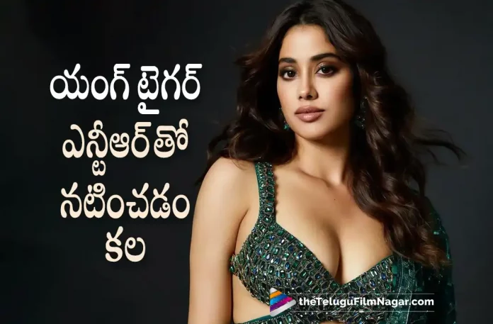 Janhvi Kapoor wants to act with Jr NTR Janhvi Kapoor wants to act with Jr NTR, Actress Janhvi Kapoor, Janhvi Kapoor, Janhvi Kapoor Latest Movie, Janhvi Kapoor's Upcoming Movie, Jr NTR, Koratala Siva, NTR30, NTR30 Movie, NTR30 Update, NTR30 New Update, NTR30 Latest Update, NTR30 Movie Updates, NTR30 Telugu Movie, NTR30 Telugu Movie Latest News, NTR30 Telugu Movie Live Updates, NTR30 Telugu Movie New Update, NTR30 Movie Latest News And Updates, Telugu Film News 2022, Telugu Filmnagar, Tollywood Latest, Tollywood Movie Updates, Tollywood Upcoming Movies