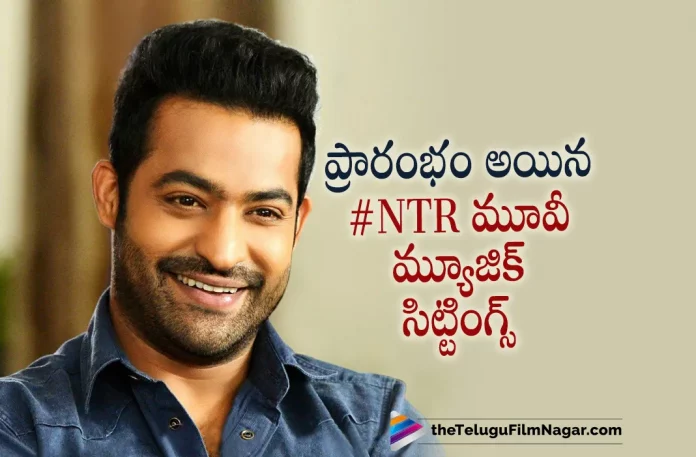 #NTR30 Movie Music Sittings Begin