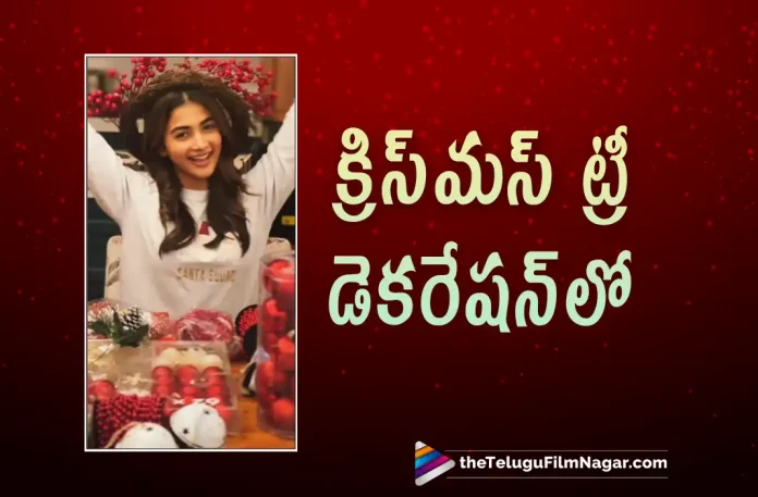 Pooja Hegde Shares A Lovely Christmas Decoration Video, Christmas Decoration Video, Pooja Hegde Shares, Mahesh Babu, Samyuktha Menon, Pooja Hegde, S. Thaman, Trivikram Srinivas, Mahesh Babu Latest Movie, Mahesh Babu Upcoming Movie, Mahesh Babu Movies, SSMB28, SSMB28 2023, SSMB28 Movie, SSMB28 Telugu Movie, SSMB28 Update, SSMB28 News, SSMB28 Latest News, SSMB28 New Update, SSMB28 Movie Live Updates, SSMB28 Movie Latest News And Updates, Telugu Filmnagar, Telugu Film News 2022, Tollywood Movie Updates, Latest Tollywood Updates, Latest Telugu Movies News