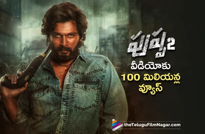 100 million views for pushpa 2 video