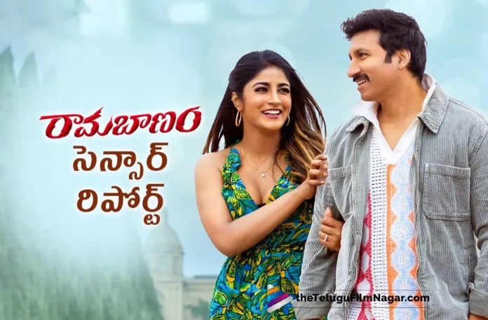 gopichand rama banam movie censor report