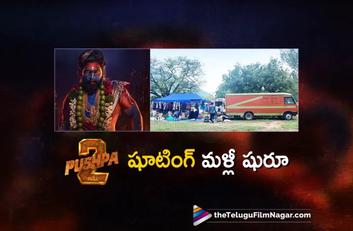 pushpa 2 movie resumes the shoot