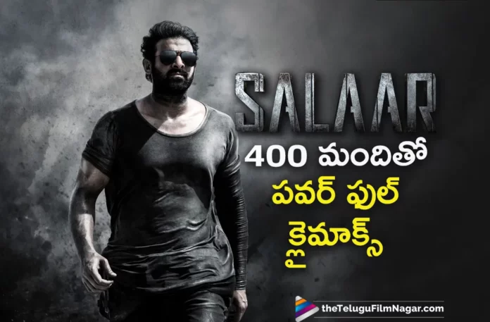 prabhas salaar movie climax shoot update