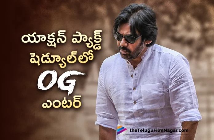 pawan kalyan enters og set for action packed schedule