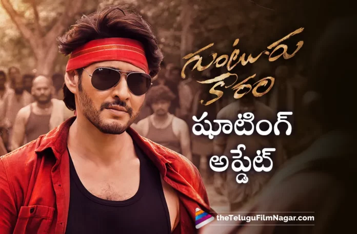 guntur kaaram shooting update