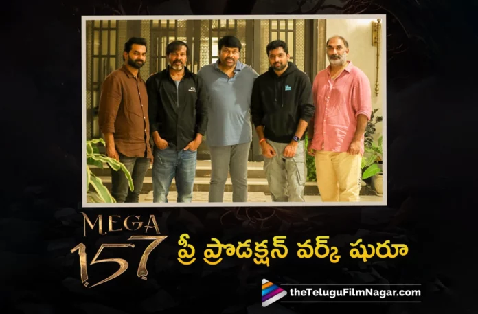 Chiranjeevi, Vasishta's Mega 157 Movie Pre Production Work Begins