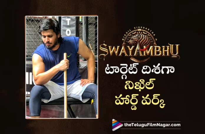 nikhil hardwork for his swayambhu movie