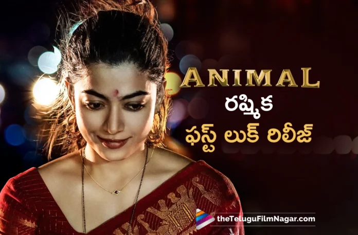 rashmika mandanna first look from animal movie