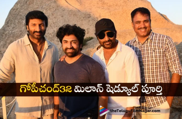 gopichand and srinu vaitla movie milan schedule completed