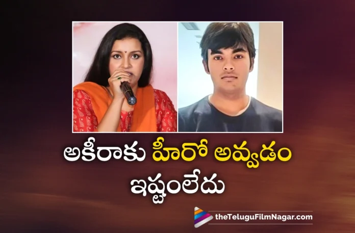 renu desai clarity on akira nandan tollywood entry