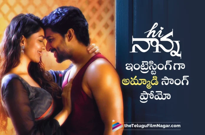 Ammaadi song promo released from Hi Nanna movie