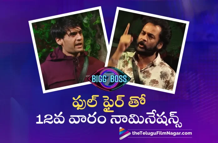 bigg boss season 7 telugu 12th week nominations