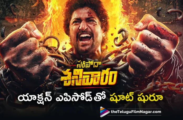 nani Saripodhaa Sanivaaram shooting started