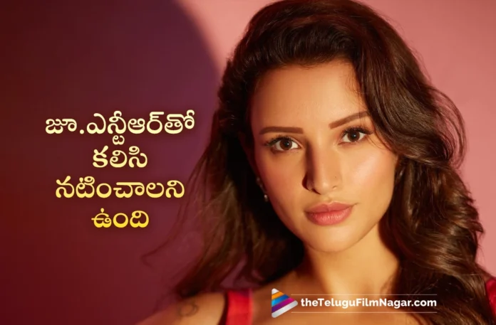 Animal Actress Tripti Dimri Expresses Her Interest to Act with Jr NTR