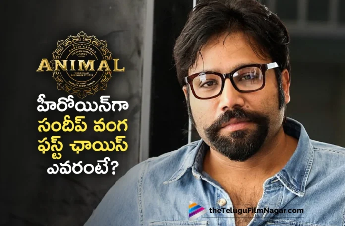 Director Sandeep Vanga's First Choice For Heroine Role in Animal
