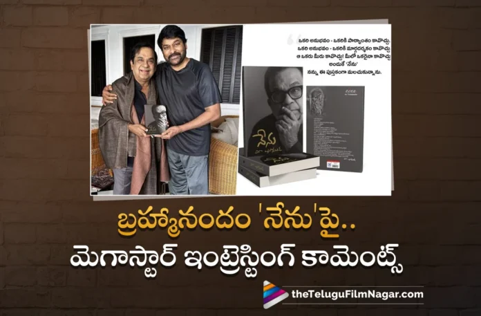 Megastar Chiranjeevi Interesting Comments on Brahmanandam Autobiography