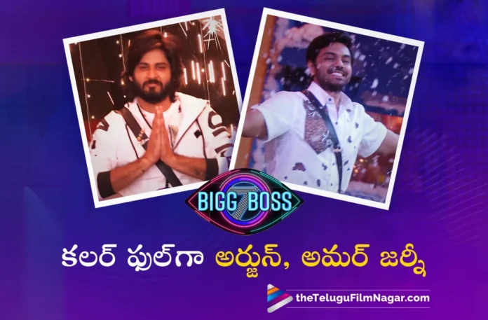 bigg boss season 7 telugu amar and arjun colourful journey videos