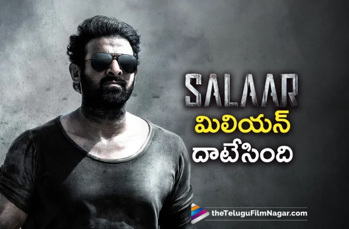 salaar crossed million intrests on book my show salaar crossed million intrests on book my show