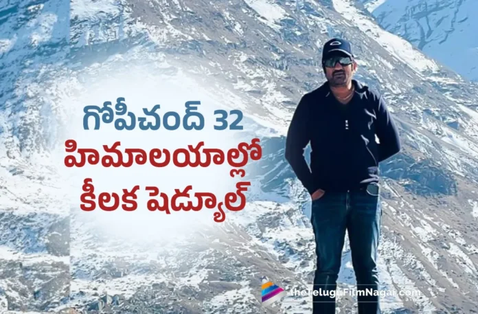 gopichand 32 movie new schedule update