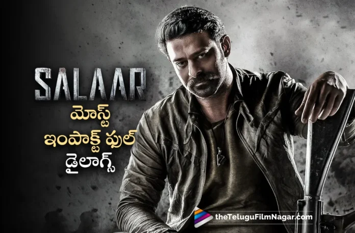 prabhas salaar movie impactful dialogues