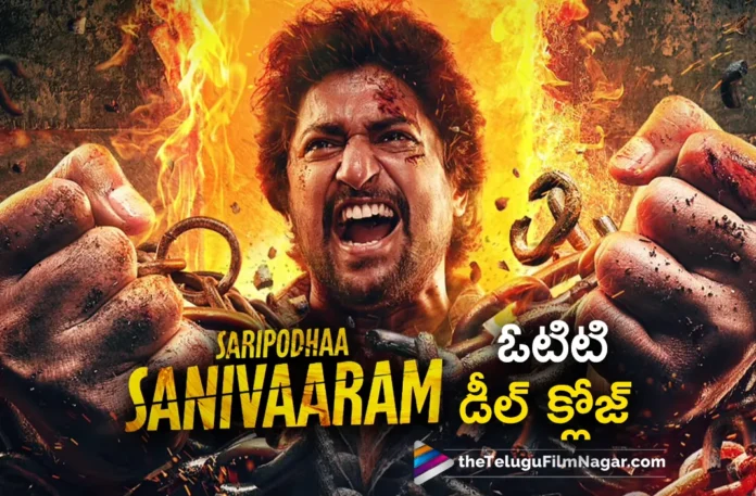 saripodhaa sanivaaram ott rights bagged by netflix