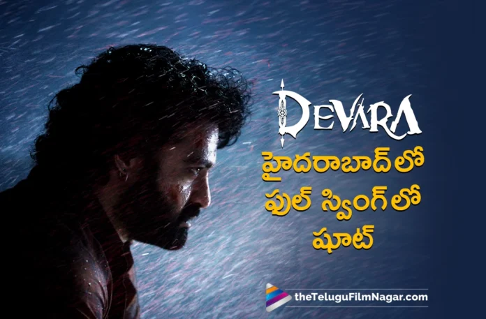 devara movie shooting in full swing at aluminium factory