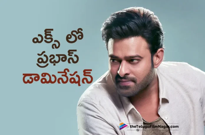 Prabhas domination continues on X