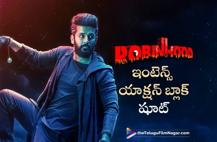 nithiin ROBINHOOD movie shooting update