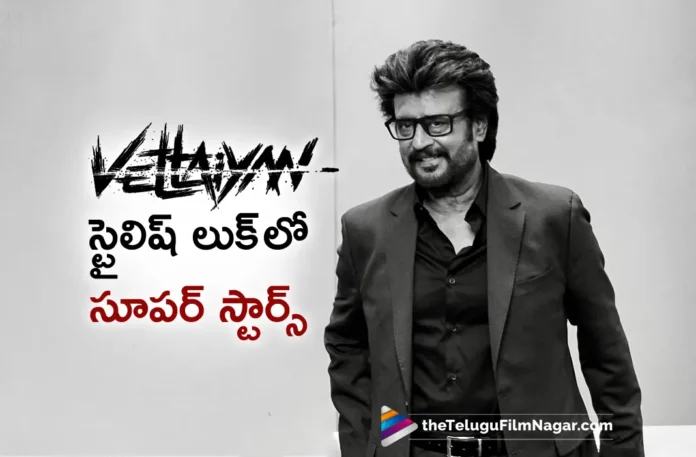Amitabh Bachchan And Rajinikanth Stylish Look From Vettaiyan Sets