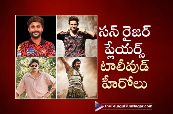 sunrisers players as tollywood heroes